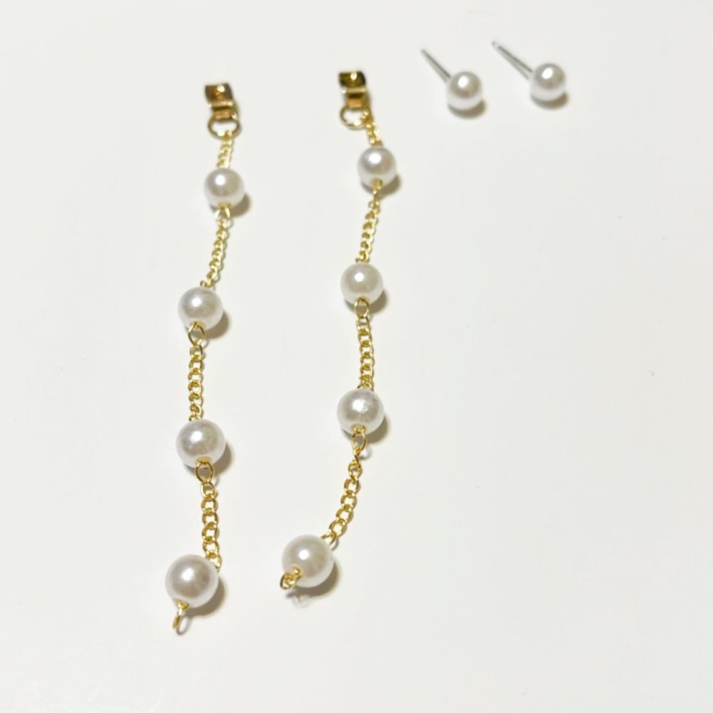 Anthro pearl earrings #454 - Picture 4 of 8